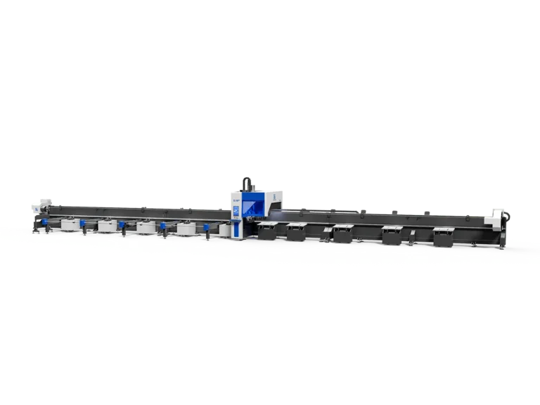 Máquina de corte chanfrado a laser de tubo de três mandris