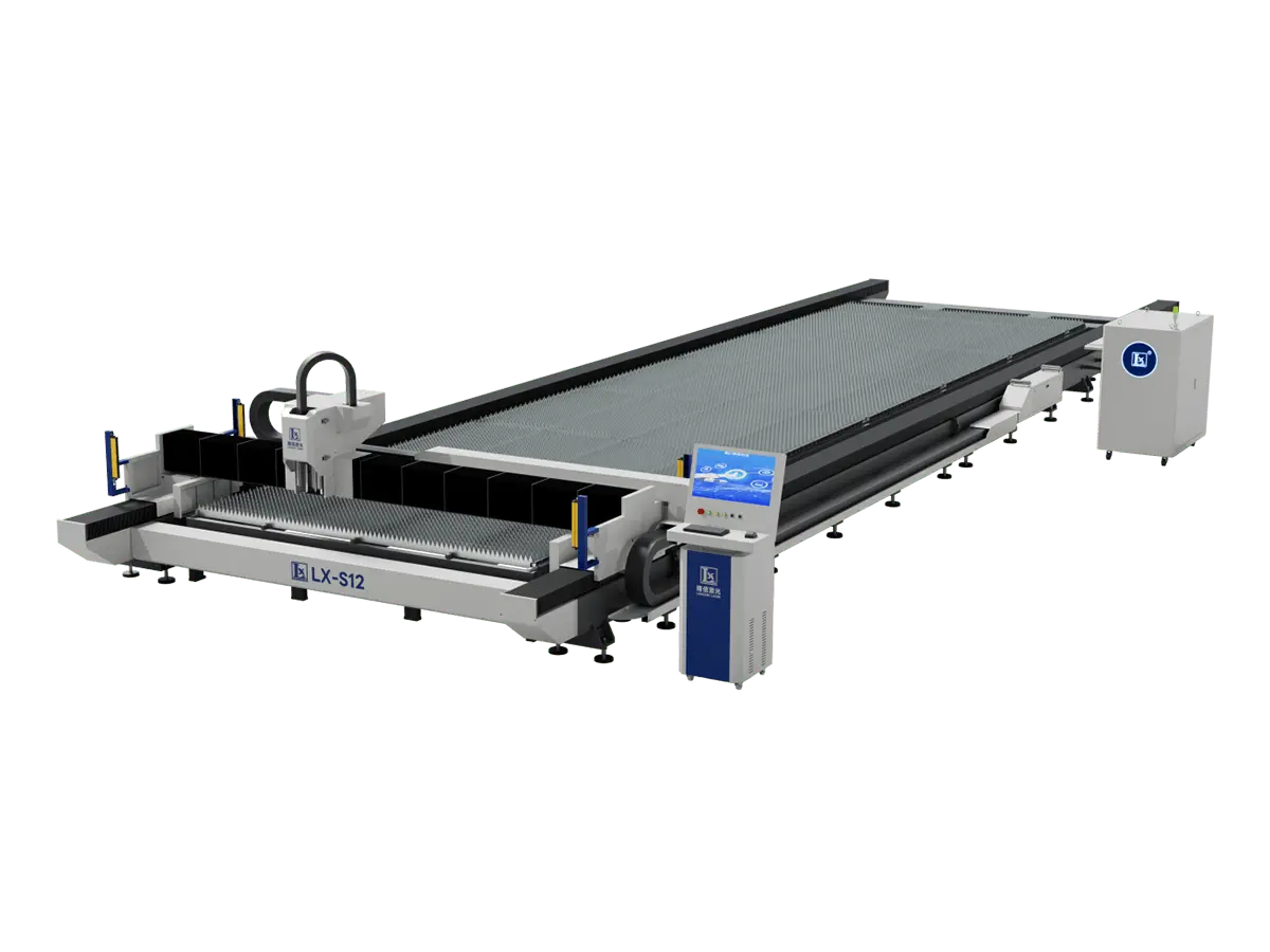 Наземный станок для резки волоконным лазером на рельсовой направляющей