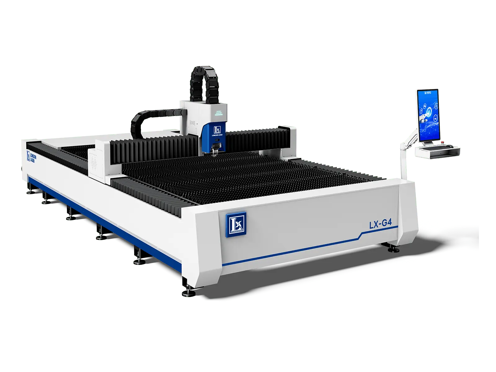 Одноплатформенный волоконный лазерный станок для резки