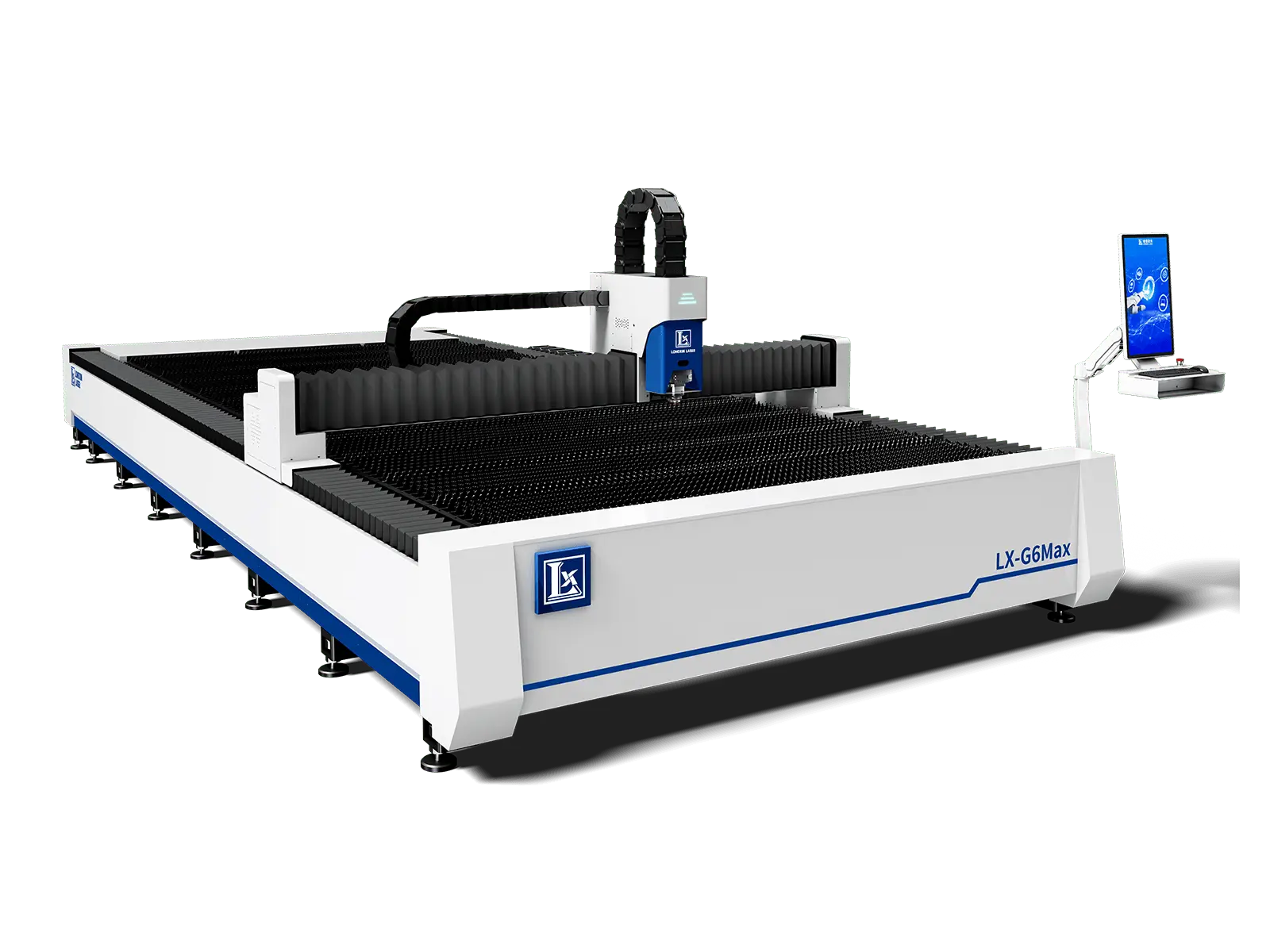 Одноплатформенный волоконный лазерный станок для резки