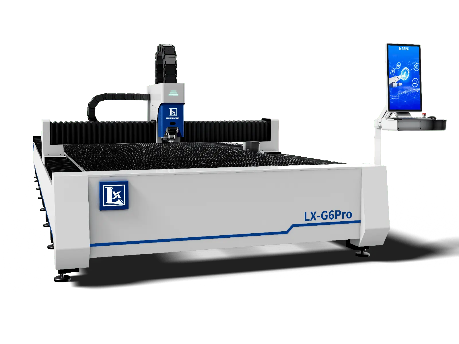 Одноплатформенный волоконный лазерный станок для резки