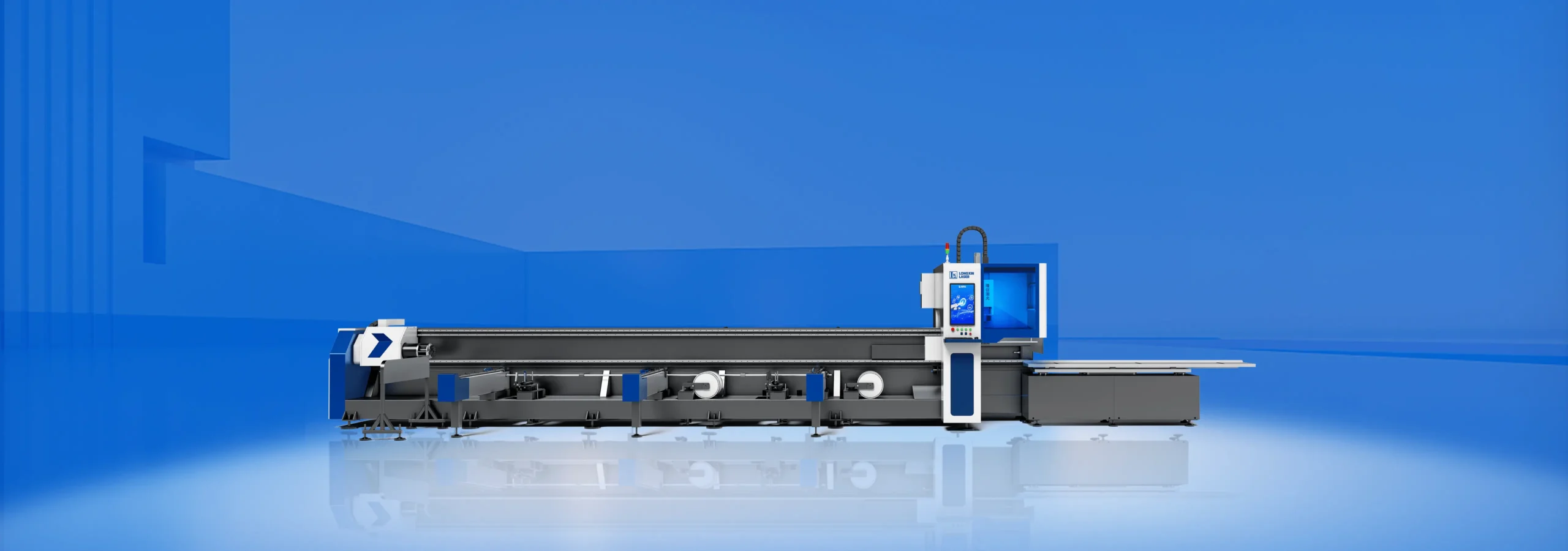 H100 Heavy Tube Steel Profile Laser Cutting Machine