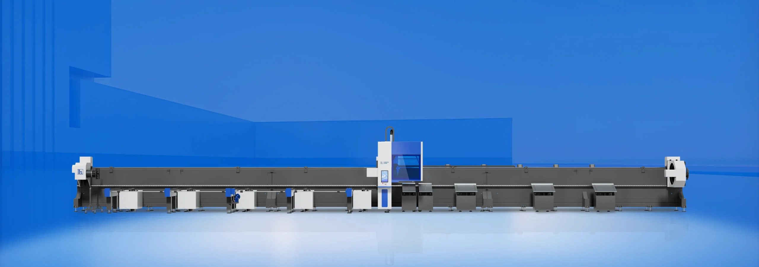 3-Chuck Fiber Laser Tube Bevel Cutting Machine