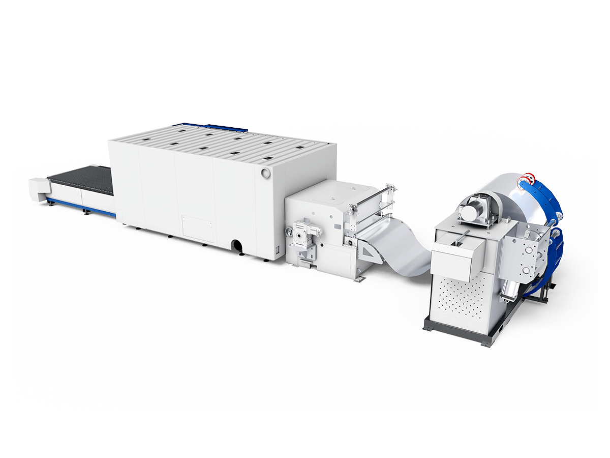 Material Coiling Laser Cutting Machine