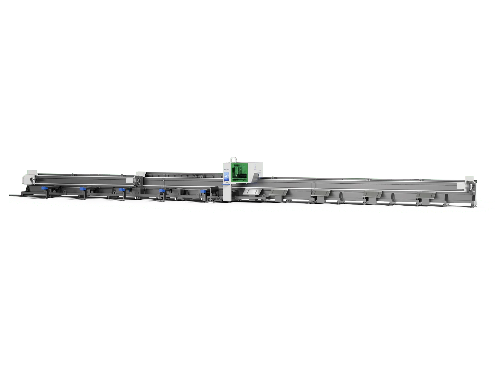 3-chuck Large-Diameter Bevel Tube Laser Cutter